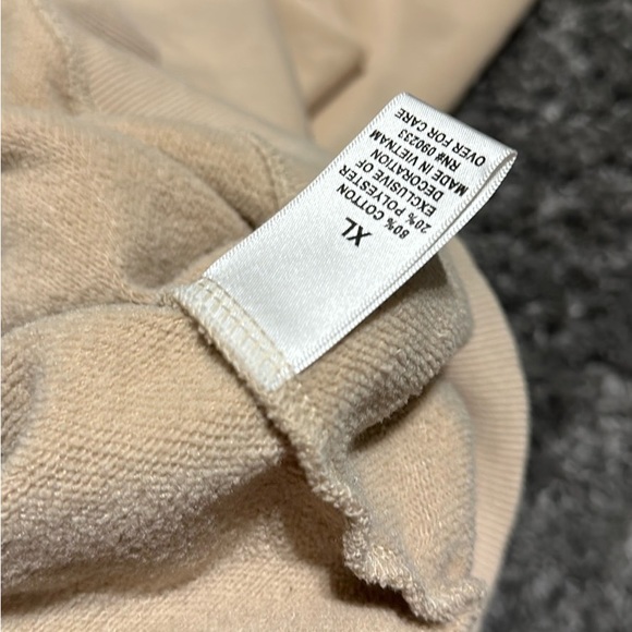 Essentials tan hoodie - Picture 2 of 2